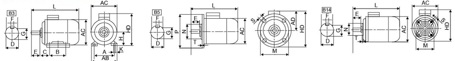 MS系列鋁殼三相異步電動機